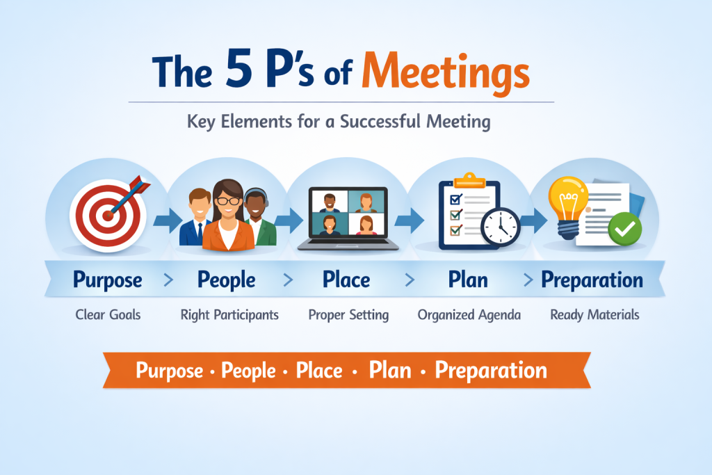 The 5 P’s of Meetings
